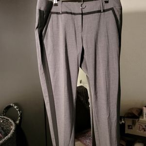 Cropped tuxedo style slacks